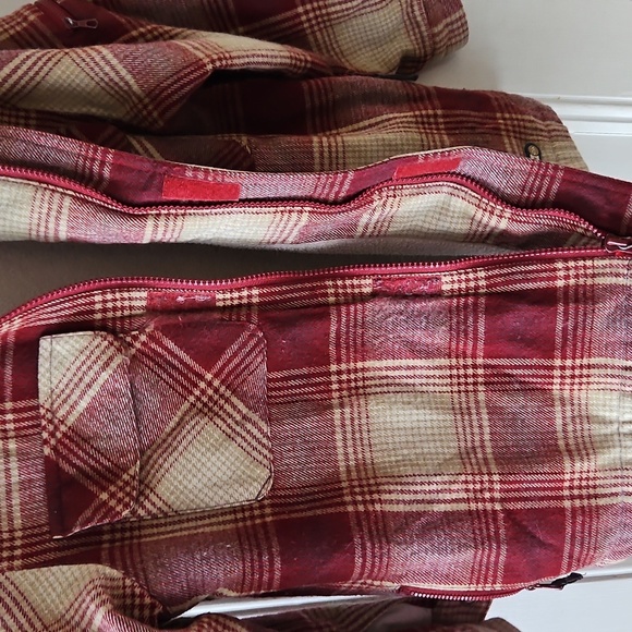 Boys 8 Thick Outerwear Flannel Fleece-Lined Zip-Up Jacket - Picture 7 of 12